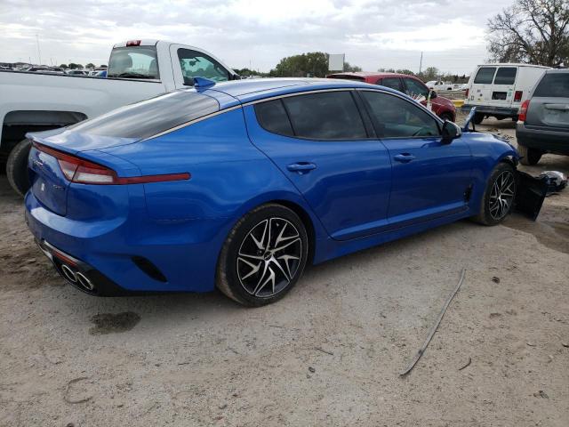 KNAE35LD1N6105978 - 2022 KIA STINGER GT LINE BLUE photo 3