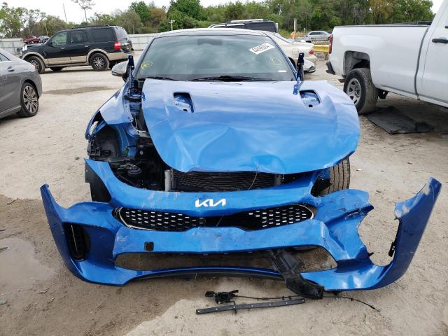 KNAE35LD1N6105978 - 2022 KIA STINGER GT LINE BLUE photo 5