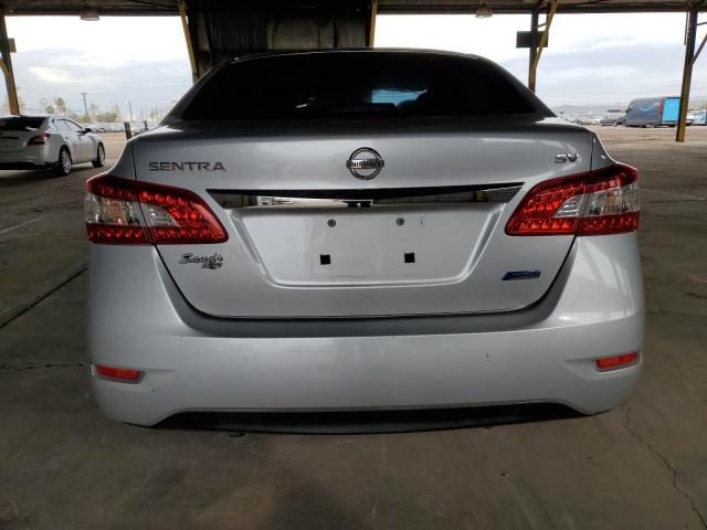 3N1AB7AP0EY202727 - 2014 NISSAN SENTRA S SILVER photo 6