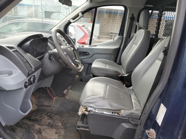 1FTNR1ZM1FKA78372 - 2015 FORD TRANSIT T-250 BLUE photo 7