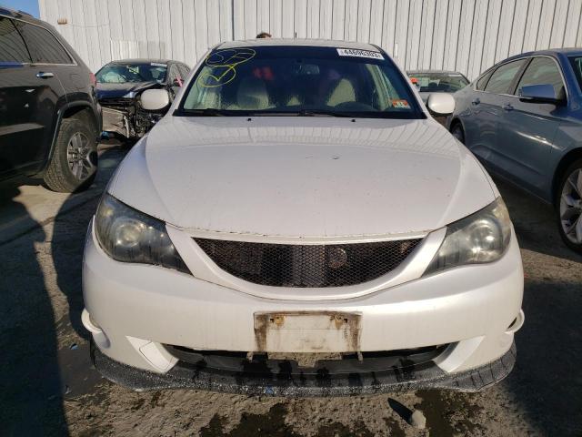 JF1GH60699H816479 - 2009 SUBARU IMPREZA 2.5I PREMIUM WHITE photo 5