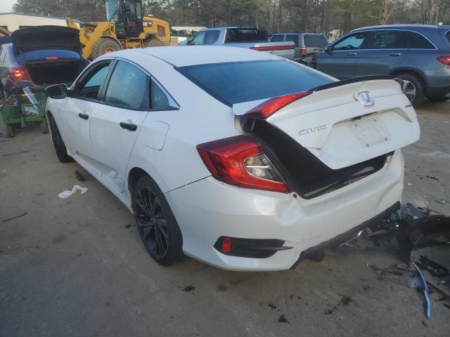 2HGFC2F81MH539353 - 2021 HONDA CIVIC SPORT WHITE photo 2