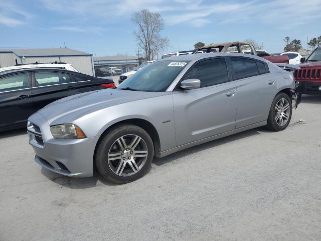 2C3CDXCT8EH132785 - 2014 DODGE CHARGER R/T SILVER photo 1