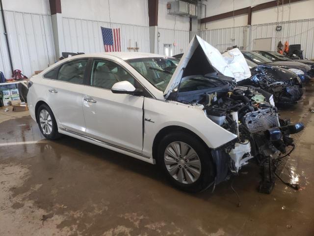 KMHE24L18GA025207 - 2016 HYUNDAI SONATA HYBRID WHITE photo 4