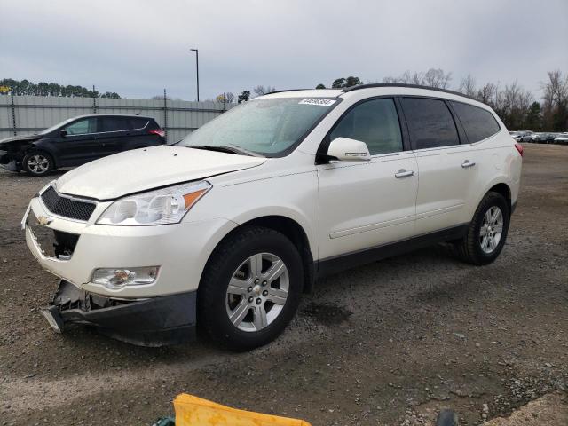 1GNKRJED4CJ161134 - 2012 CHEVROLET TRAVERSE LT CREAM photo 1