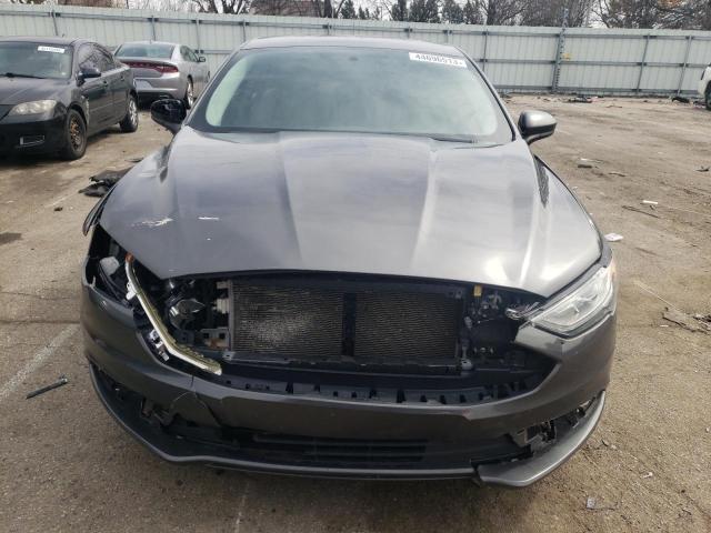 3FA6P0LU2JR209011 - 2018 FORD FUSION SE HYBRID GRAY photo 5