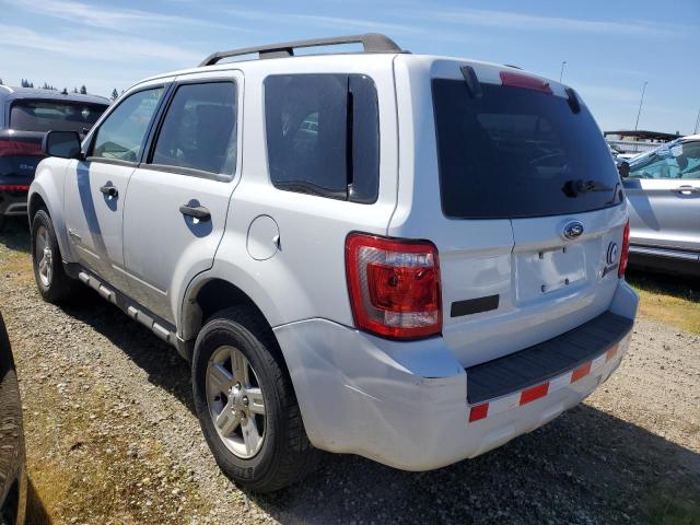 1FMCU49309KC39647 - 2009 FORD ESCAPE HYBRID WHITE photo 2