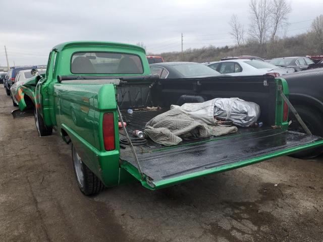 F10YR779273 - 1966 FORD F 100 GREEN photo 2