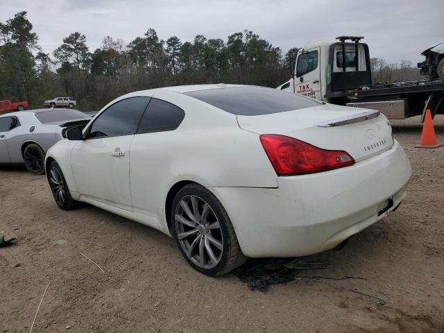 JNKCV64E88M121112 - 2008 INFINITI G37 BASE WHITE photo 2