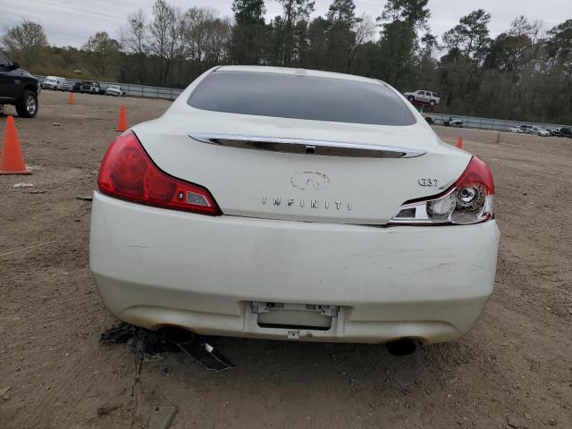 JNKCV64E88M121112 - 2008 INFINITI G37 BASE WHITE photo 6