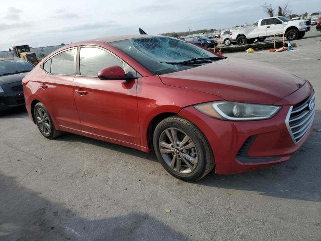 KMHD84LF0HU064086 - 2017 HYUNDAI ELANTRA SE RED photo 4