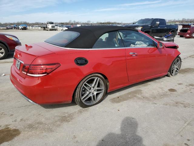 WDDKK7DFXEF273306 - 2014 MERCEDES-BENZ E 550 RED photo 3