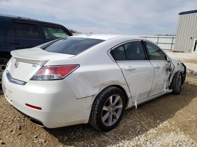 19UUA8F58DA010888 - 2013 ACURA TL TECH WHITE photo 3
