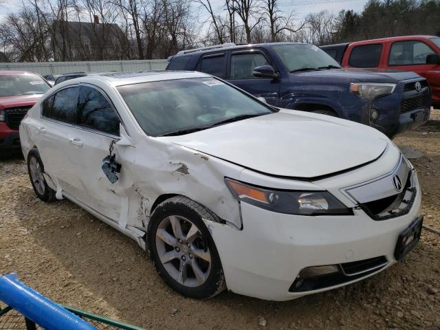 19UUA8F58DA010888 - 2013 ACURA TL TECH WHITE photo 4