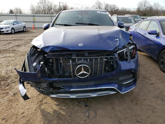 4JGFD6BB5MA379699 - 2021 MERCEDES-BENZ GLE COUPE AMG 53 4MATIC BLUE photo 5