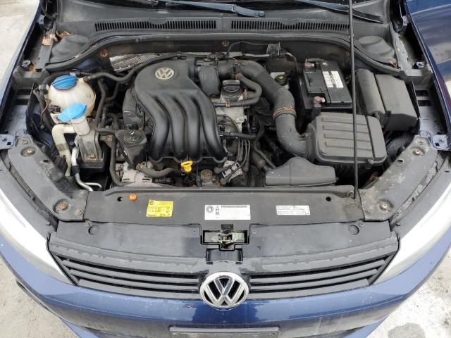 3VW1K7AJ0DM437219 - 2013 VOLKSWAGEN JETTA BASE 蓝色 照片 12