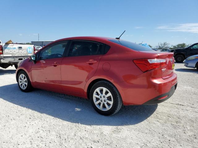 KNADM4A31F6496581 - 2015 KIA RIO LX RED photo 2