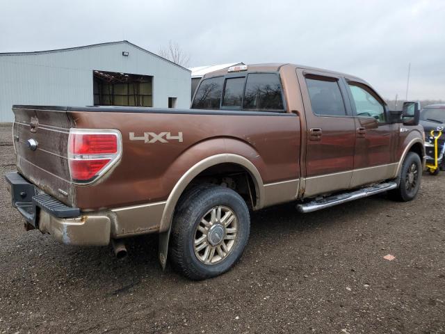 1FTFW1EF7BFC53571 - 2011 FORD F150 SUPERCREW BROWN photo 3