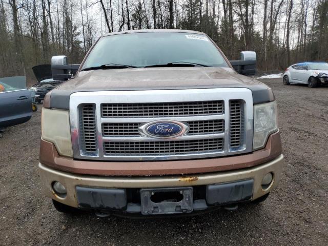 1FTFW1EF7BFC53571 - 2011 FORD F150 SUPERCREW BROWN photo 5