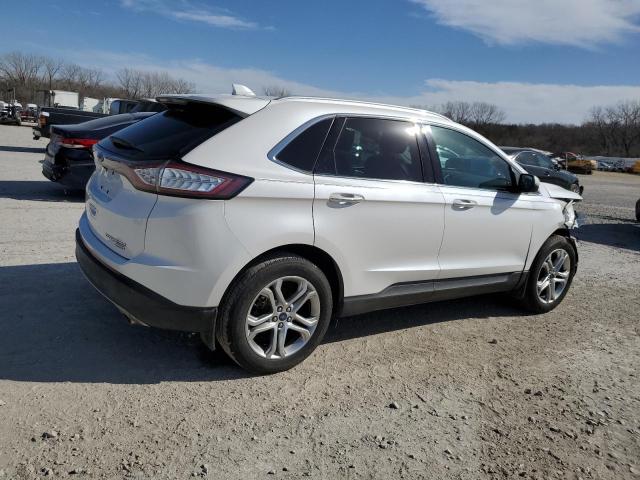 2FMTK3K92FBC06878 - 2015 FORD EDGE TITANIUM WHITE photo 3