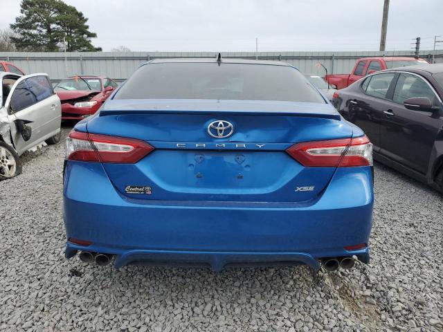 4T1B61HK5KU266866 - 2019 TOYOTA CAMRY XSE BLUE photo 6