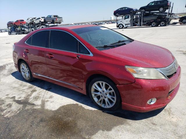 JTHBB1BA8A2015445 - 2010 LEXUS HS 250H RED photo 4