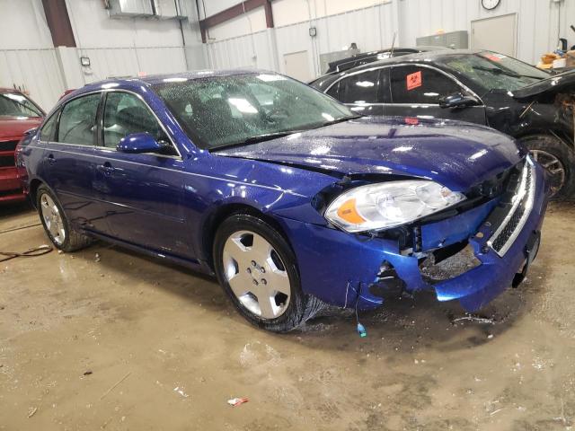 2G1WD58C579372601 - 2007 CHEVROLET IMPALA SUPER SPORT BLUE photo 4