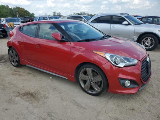 KMHTC6AEXDU173293 - 2013 HYUNDAI VELOSTER TURBO RED photo 4