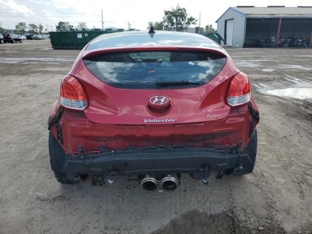 KMHTC6AEXDU173293 - 2013 HYUNDAI VELOSTER TURBO RED photo 6