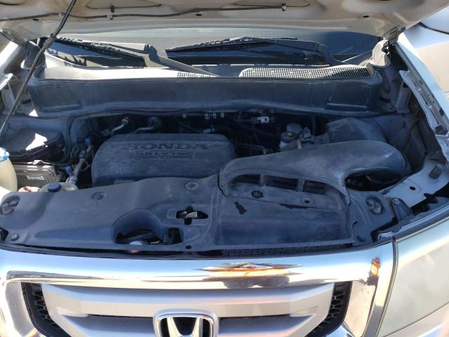 5FNYF4H55BB011833 - 2011 HONDA PILOT EXL SILVER photo 12