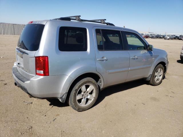 5FNYF4H55BB011833 - 2011 HONDA PILOT EXL SILVER photo 3