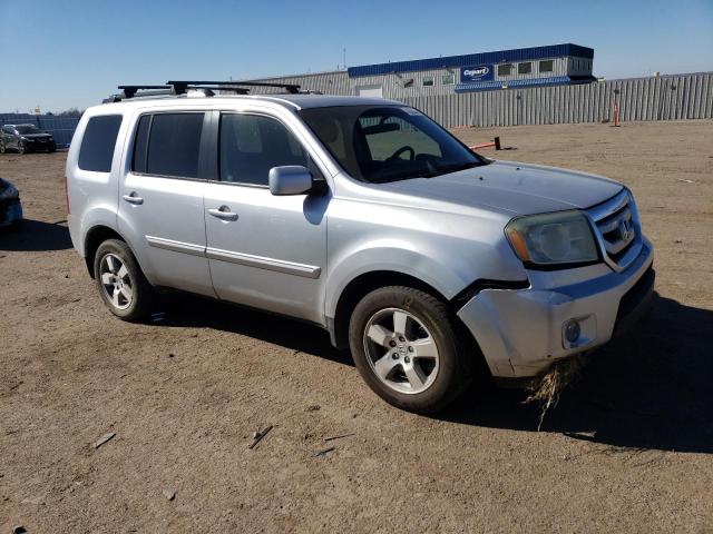 5FNYF4H55BB011833 - 2011 HONDA PILOT EXL SILVER photo 4