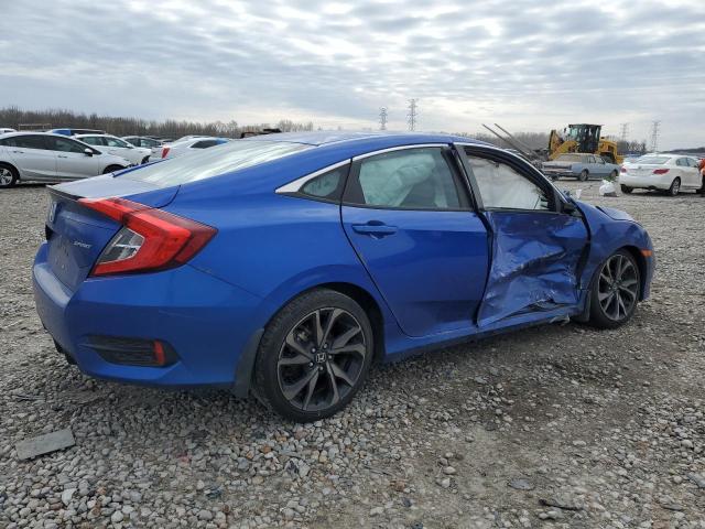 19XFC2F87ME002657 - 2021 HONDA CIVIC SPORT BLUE photo 3