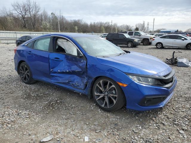 19XFC2F87ME002657 - 2021 HONDA CIVIC SPORT BLUE photo 4