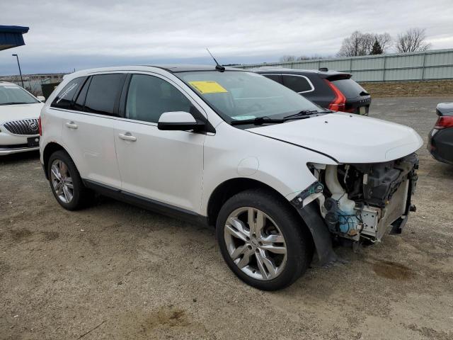 2FMDK4KC7DBA38156 - 2013 FORD EDGE LIMITED WHITE photo 4