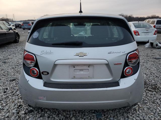 1G1JC6SB1D4198723 - 2013 CHEVROLET SONIC LT SILVER photo 6