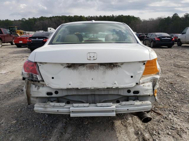 1HGCP2F80AA190011 - 2010 HONDA ACCORD EXL WHITE photo 6