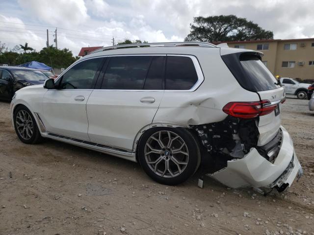 5UXCW2C51KL088328 - 2019 BMW X7 XDRIVE40I WHITE photo 2