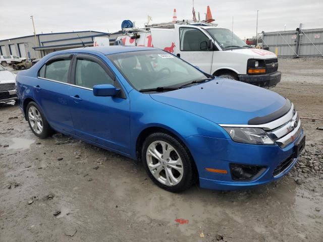 3FAHP0HA8CR396314 - 2012 FORD FUSION SE BLUE photo 4