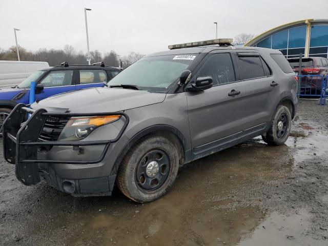 1FM5K8AR0EGB27594 - 2014 FORD EXPLORER POLICE INTERCEPTOR GRAY photo 1