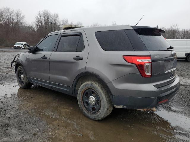 1FM5K8AR0EGB27594 - 2014 FORD EXPLORER POLICE INTERCEPTOR GRAY photo 2