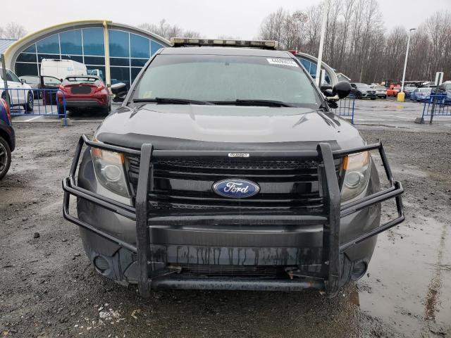 1FM5K8AR0EGB27594 - 2014 FORD EXPLORER POLICE INTERCEPTOR GRAY photo 5