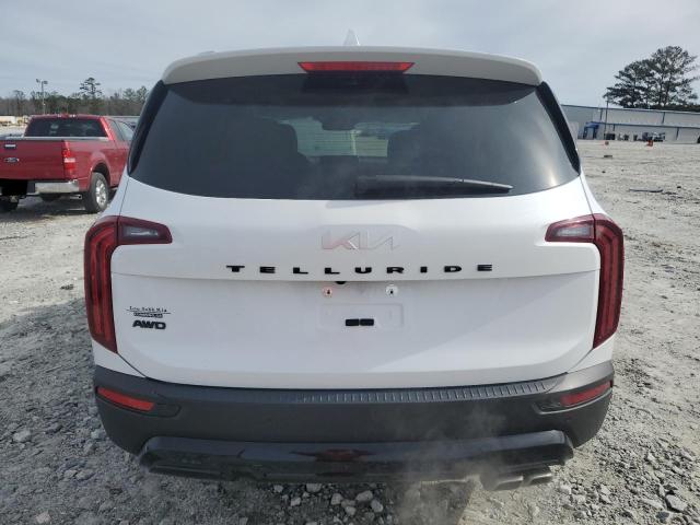 5XYP5DHC8NG207890 - 2022 KIA TELLURIDE SX WHITE photo 6