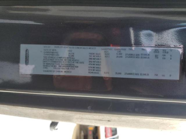 3AKJHHDR5PSNX7939 - 2023 FREIGHTLINER CASCADIA 1 Сірий фото 10