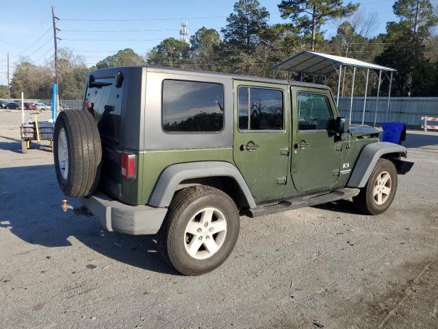 1J4GA39178L605842 - 2008 JEEP WRANGLER U X GREEN photo 3