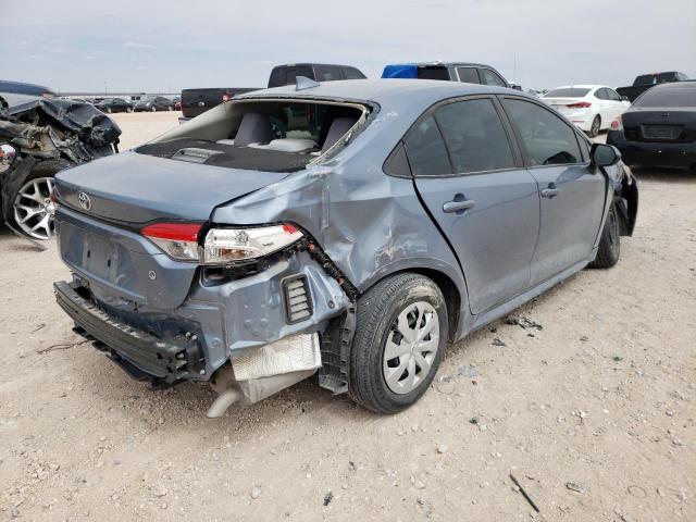 5YFDPMAE5MP164094 - 2021 TOYOTA COROLLA L BLUE photo 3