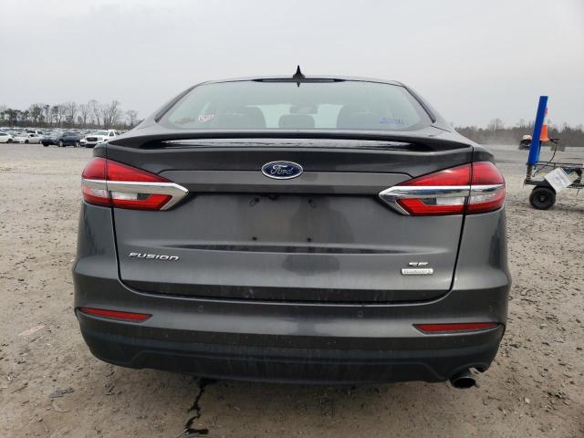 3FA6P0HD5KR281055 - 2019 FORD FUSION SE GRAY photo 6