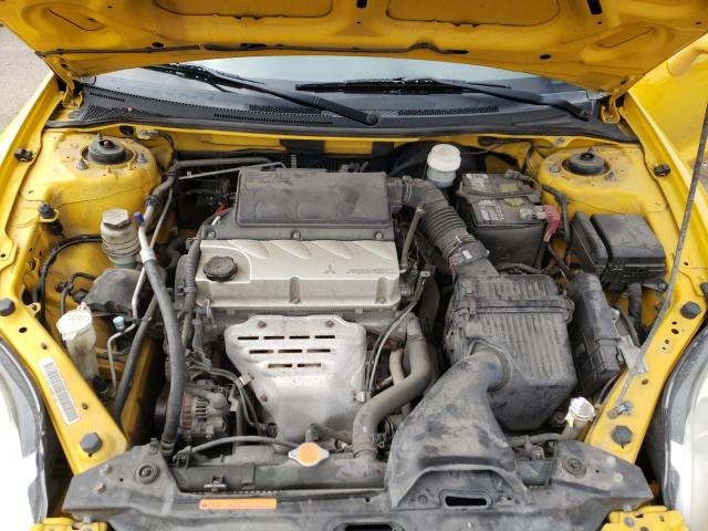 4A3AK24F49E027899 - 2009 MITSUBISHI ECLIPSE GS YELLOW photo 11