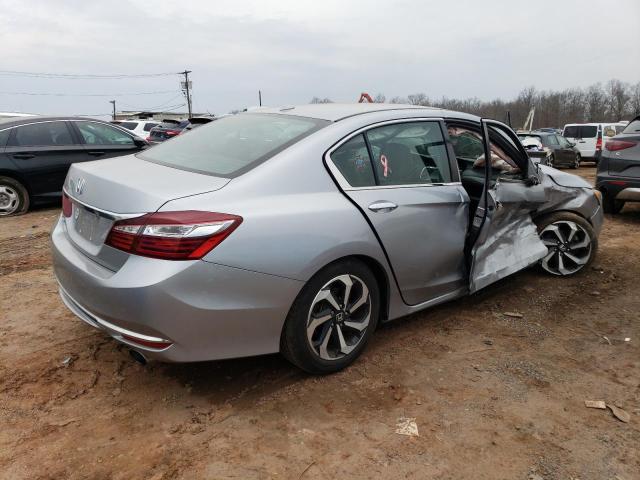 1HGCR2F87HA204815 - 2017 HONDA ACCORD EXL SILVER photo 3