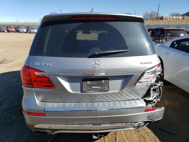 4JGDF6EE1FA616036 - 2015 MERCEDES-BENZ GL 450 4MATIC SILVER photo 6